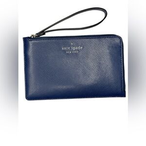 EUC Blue Kate Spade ♠️ Wristlet